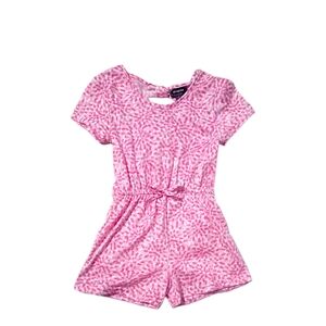 Stylish Pink Patterned Kids Romper